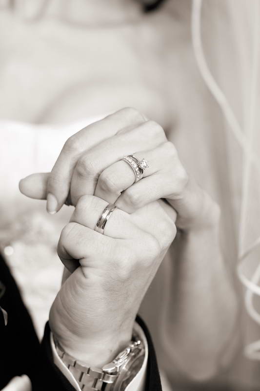 Wedding,Hands and Rings